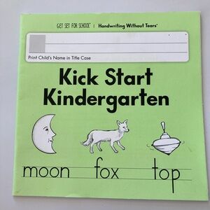 Handwriting Without Tears Kindergarten